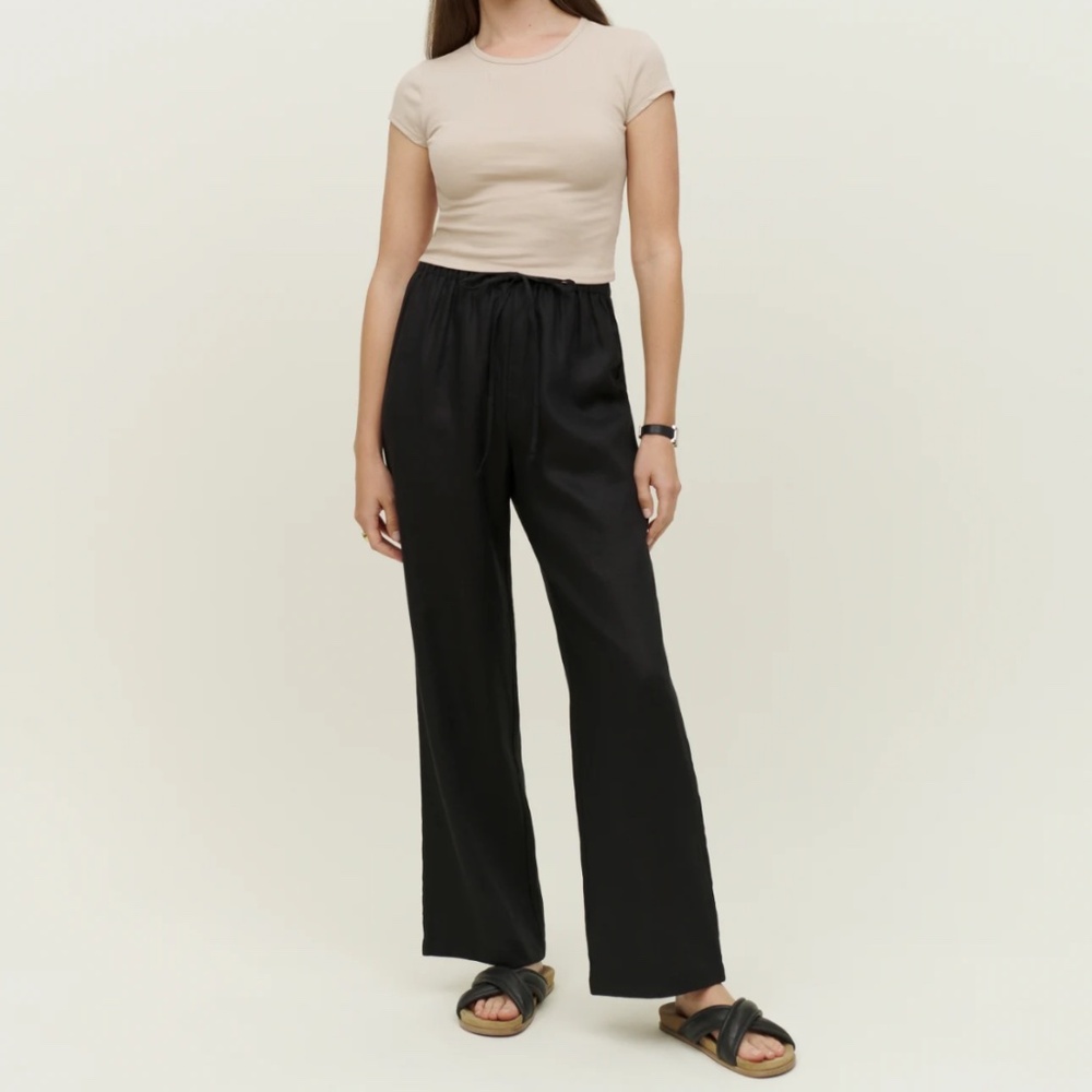 NWT Reformation Olina Linen Pant (Small)